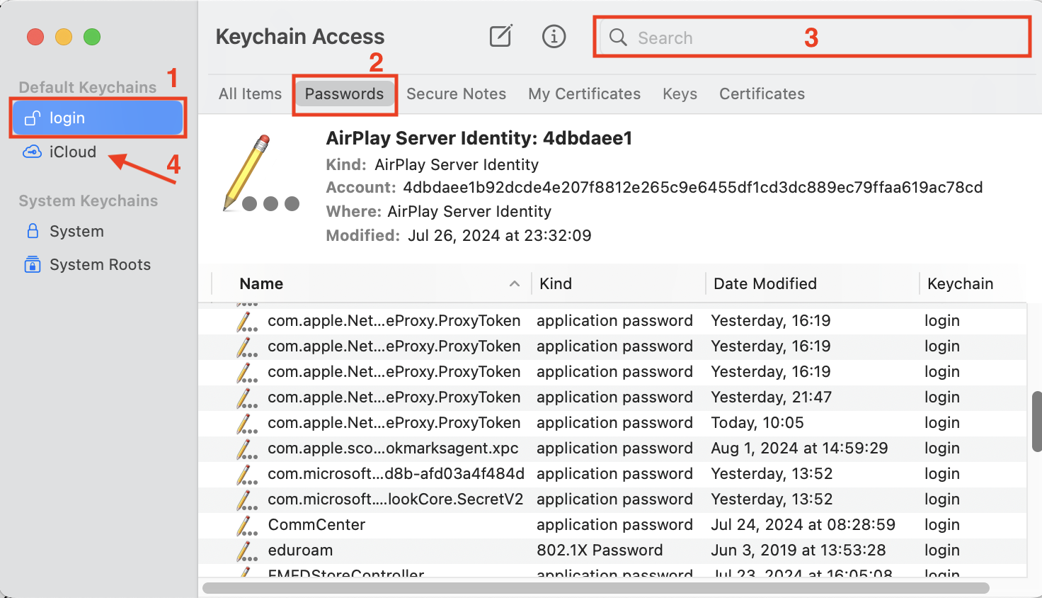 Keychain access app